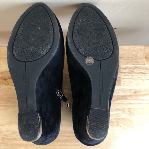 Vince Camuto ‘Klance’ Faux Suede Wedge Booties. - Picture 11 of 11